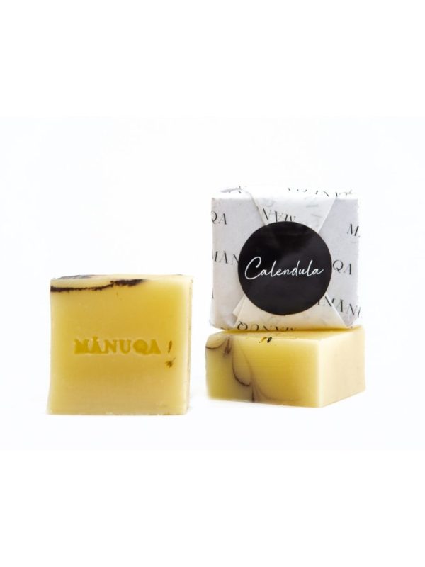calendula zeep, manuqa, calendula soap bar, netuurlijke zeep