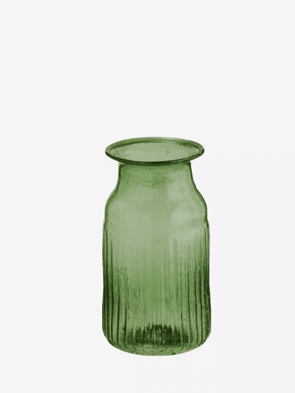 Vaasje gerecycled glas groen madam stoltz