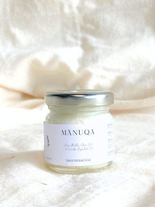 body scrub vanille salt manuqa