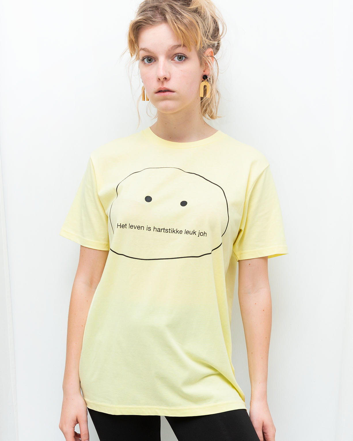 shirt geel leuk