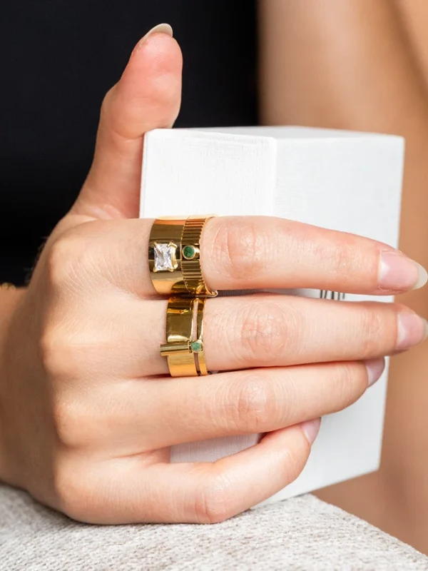 ring janine roestvrijstaal zag