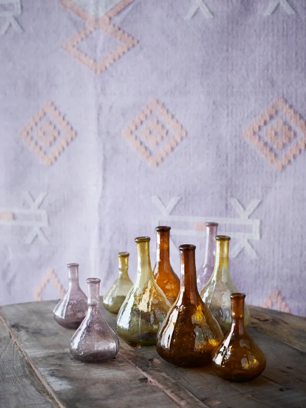 Bolvaasje paars gerecycled glas madam stoltz